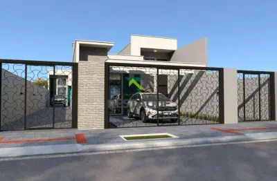 Casa  nova com 1 suite e 2 quartos- bairro periollo