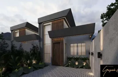 Casa nova com 1 suite e 2 quartos, 80m2- jardim padovani- santa felicidade