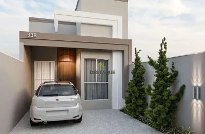 Casa em construção com 1 suite e 2 quatos - loteamento positano-  brasmadeira