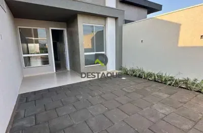 Casa em construção com 1 suite e 2 quatos - loteamento positano-  brasmadeira