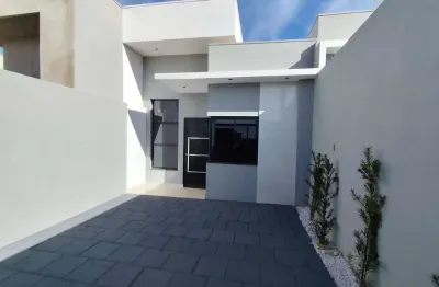 Casa nova com 1 suite e 1 quarto- loteamento positano