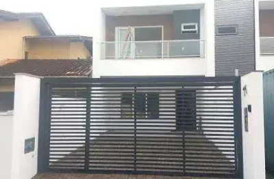 Sobrado geminado para venda em joinville, américa, 3 dormitórios, 3 suítes, 4 banheiros, 2 vagas