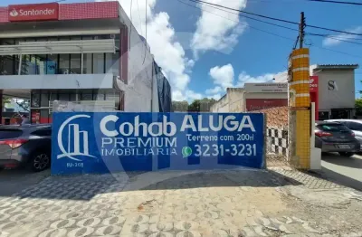 Terreno disponível para locação em ótima localização, av. francisco porto.