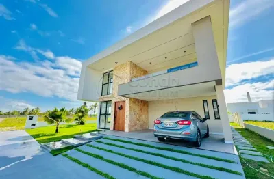 Casa linda e recém construída no cond. thai na barra dos coqueiros