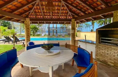 Venda de casa em condomínio de luxo em ubatuba-sp: 8 quartos, 6 suítes, 2 salas, 7 banheiros e 6 vagas na praia dura - 450m².