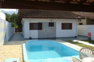 Casa em condomínio de luxo à venda em ubatuba-sp, bairro horto, 3 quartos, 1 suíte, 2 vagas de garagem - 198m²