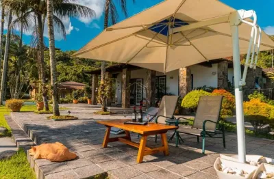 casa em frente mar condomínio à venda em Ubatuba-SP, Praia Dura: 7 quartos, 6 suítes, 2 salas, 8 banheiros, 8 vagas, 618m².