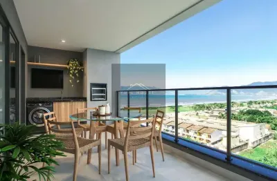 Apartamento à venda em caraguatatuba-sp, parque balneário poiares: 2 quartos, 2 suítes, sala, 3 banheiros, 1 vaga, 75,82m².