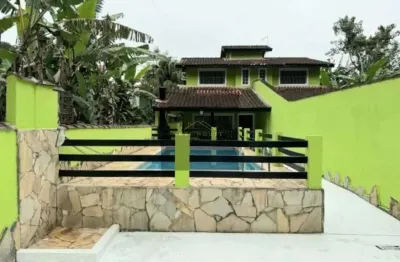 Casa em condomínio à venda em caraguatatuba-sp, verde mar: 6 quartos, 2 suítes. praia cocanha