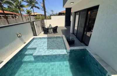 Casa moderna no condomínio pedra verde, ubatuba-sp: 4 quartos, 4 suítes, 2 salas, 5 banheiros, 161m². venha conferir!