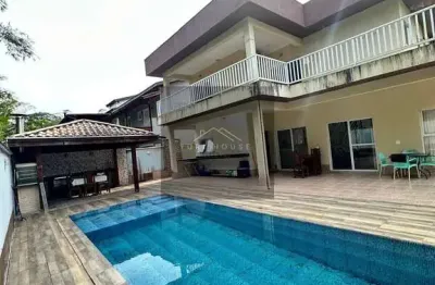 Casa em condomínio fechado com 4 quartos para alugar na estrada do engenho velho, praia da lagoinha, ubatuba, 320 m2 por r$ 1.400 por dia