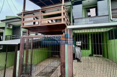 Sobrado individual semi mobiliado com sacada/deck e churrasqueira
