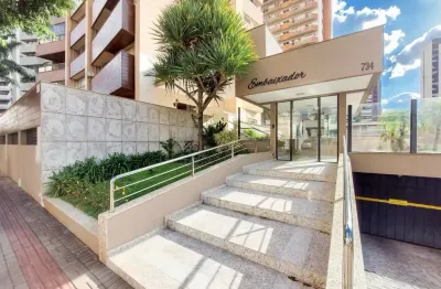 Apartamento à venda no edifício embaixador - centro de londrina.