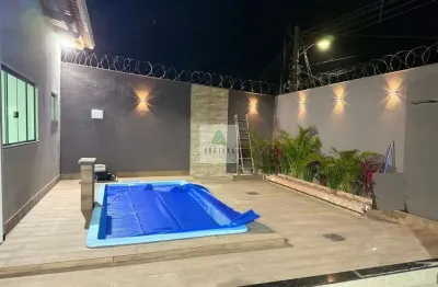 Casa terreno 300 mts&sup2; ampla 3 quartos , sendo 1 su&iacute;te, espa&ccedil;o gourmet , pisciana , quintal vagas de garagem