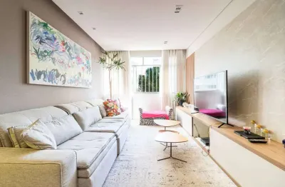 Residencial › apartamento no sion com 131,00 (m²), 4 quartos e 2 vagas para venda
