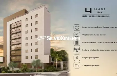 Residencial › Apartamento no Grajaú com 140,00 (M²), 4 quartos e 2 vagas para Venda