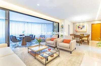 Residencial › Apartamento na Savassi com 150,00 (M²), 4 quartos e 3 vagas para Venda