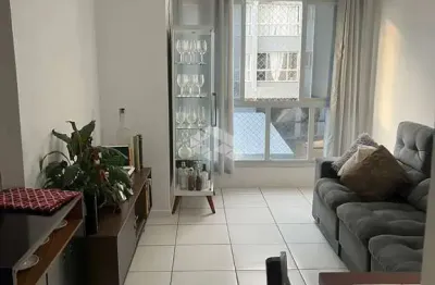 Apartamento no bairro rio grande, em palhoça, sc, semi-mobiliado, churrasqueira, 02 quartos, e 01 vaga de garagem