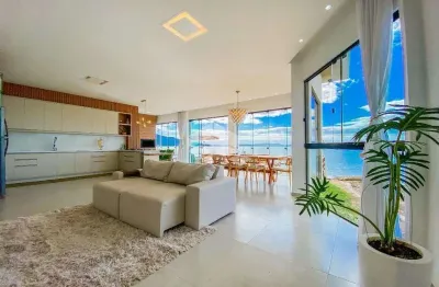 Casa residencial, bairro tijuquinhas, em biguaçu, sc, vista mar, mobiliada, área gourmet, churrasqueira, 5 dormitórios sendo 2 suítes, 2 vagas garagem