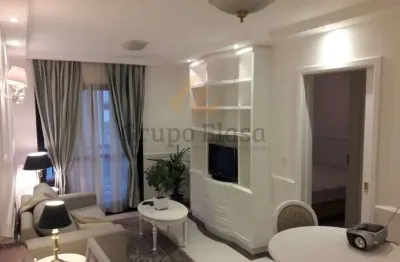 Flat mobiliado 37m² | 1 dormitório suíte | alto padrão em moema