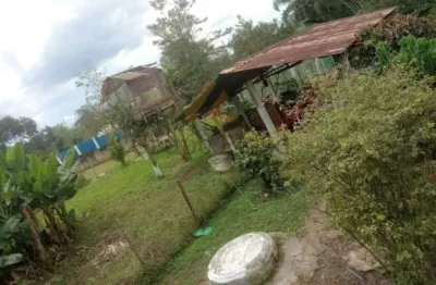 Chácara / sítio com 2 quartos à venda na est elias clapp, 7, recreio, embu-guaçu, 2100 m2 por r$ 500.000
