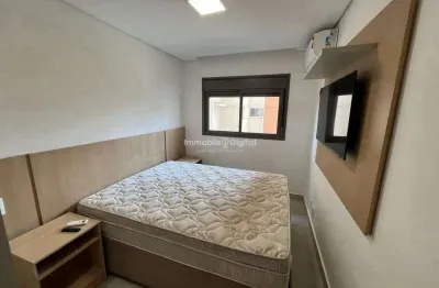 Locação studio mobiliado com 30m² no bairro vila prudência com ar condicionado