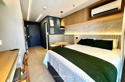 Studio à venda no alto da boa vista com 27m² completamente mobiliado