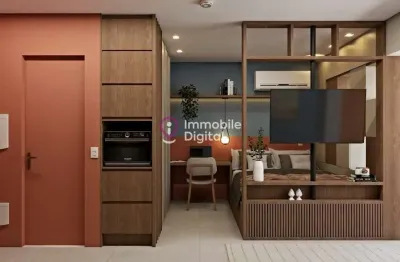 Studio para locação no Alto da Boa Vista com 31m mobiliado e completo