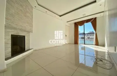Apartamento para locação e venda com 2 dormitórios, sala com lareira, churrasque