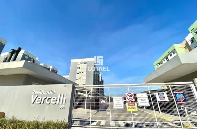 Apartamento para venda no residencial vercelli com 02 dormitórios, sacada, 01 va