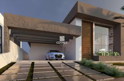Casa em construção para venda no condomínio fechado parque das oliveiras