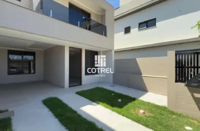 Casa nova para venda 3 dormitórios sendo 1 suíte, 1 vaga de garagem situada no b