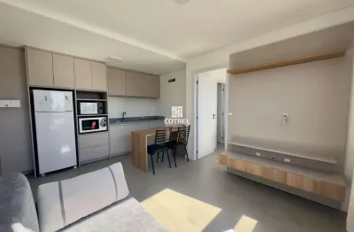 Apartamento mobiliado para locação com 1 dormitório e garagem próximo da ufsm