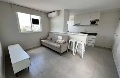 Apartamento mobiliado com 1 dormitório e garagem para venda no Bairro Camobi
