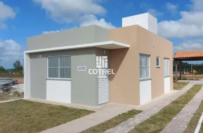 Casa Residencial á Venda 2 dormitórios financiável no programa MCMV