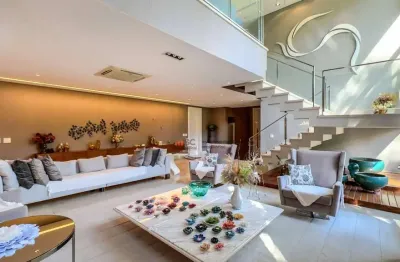 Casa com 4 dormitórios, 771 m² - venda por r$ 8.000.000,00 ou aluguel por r$ 43.036,38/mês - residencial melville - santana de parnaíba/sp