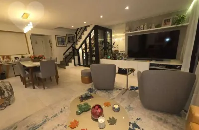 Excelente cobertura 3 quartos, 1 suíte, piscina, churrasqueira a carvão e churrasqueira elétrica, 3 vagas de garagem