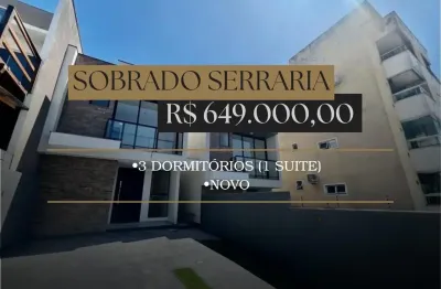 Casa com 3 quartos à venda na Rua Augusta Rodrigues Pulceno, 100, Serraria, São José