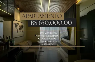 Apartamento 100% mobiliado porteira fechada areia são josé