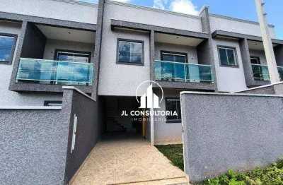 Sobrado com 3 dormitórios à venda, 84 m² por r$ 449.900,00 - sítio cercado - curitiba/pr