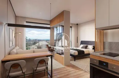 Studio à venda, 34 m² por r$ 406.400,00 - cristo rei - curitiba/pr