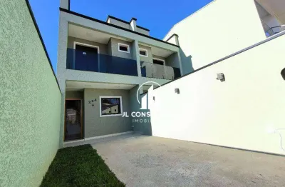 Sobrado à venda, 84 m² por r$ 550.000,00 - sítio cercado - curitiba/pr