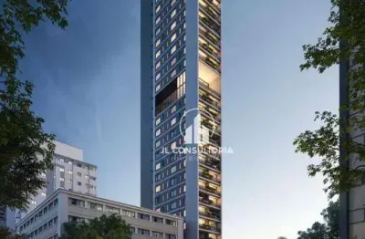 Studio à venda, 26 m² por r$ 299.900,00 - centro - curitiba/pr