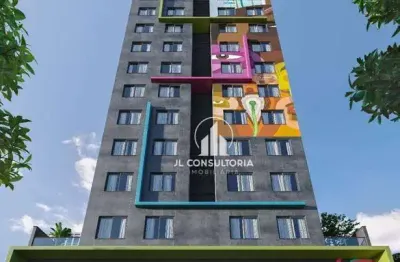 Apartamento com 1 dormitório à venda, 24 m² por r$ 357.500,00 - centro - curitiba/pr