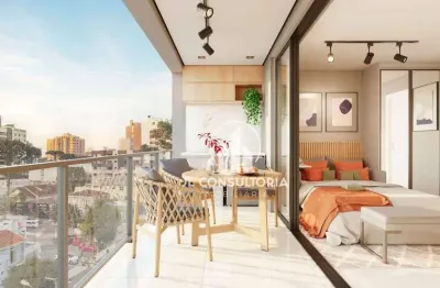 Studio à venda, 30 m² por r$ 399.000,00 - água verde - curitiba/pr