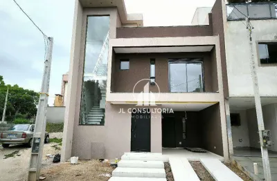 Sobrado com alto padrão de acabamento no condomínio verona no umbará