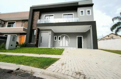 Sobrado alto padrão no condomínio castel di treviso no umbará