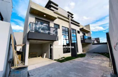 Sobrado à venda, 171 m² por r$ 870.000,00 - capão raso - curitiba/pr