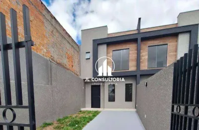 Sobrado com 3 dormitórios à venda, 90 m² por r$ 530.000,00 - sítio cercado - curitiba/pr