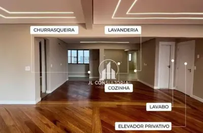 Apartamento à venda, 193 m² por r$ 1.790.000,00 - rebouças - curitiba/pr